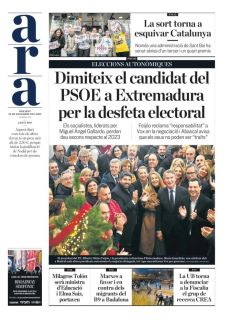 DIMITEIX EL CANDIDAT DEL PSOE A EXTREMADURA PER LA DESFETA ELECTORAL